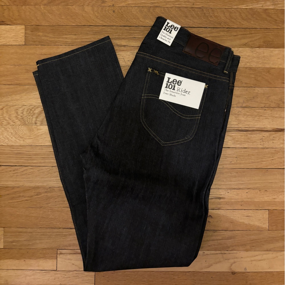 NWT Mens Lee 101 Rider Jean in Dry, Size 36x34